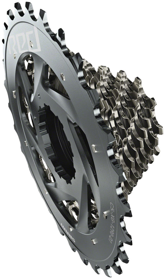 SRAM RED AXS XG-1290 カセット - 12速 10-26T シルバー XDRドライバー