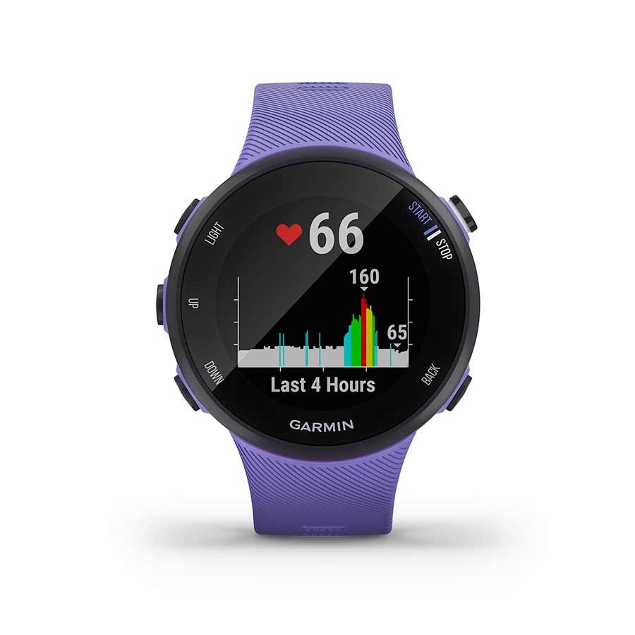 purple garmin watch