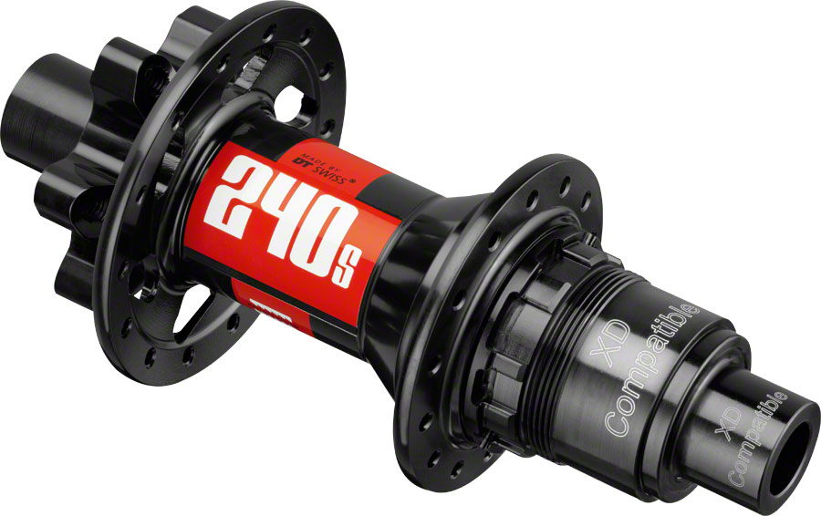 DT Swiss 240 Rear Hub 12 x 148mm Boost, 6Bolt, XD, Black/Red eBay