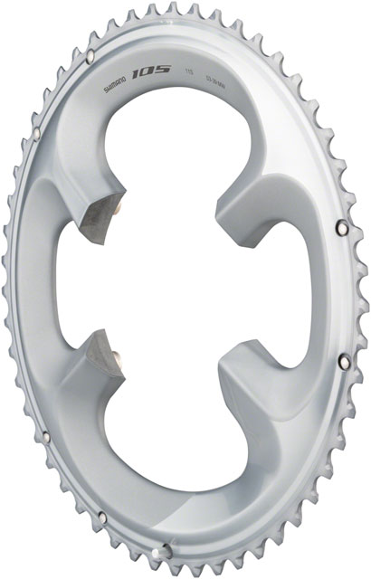 Shimano 105 FC-R7000 53t 4x110 bcd Asymmetric Chainring, Silver | eBay