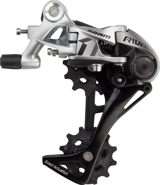 SRAM Rival Rear Derailleur 11 Speed, Long Cage, Black/Silver