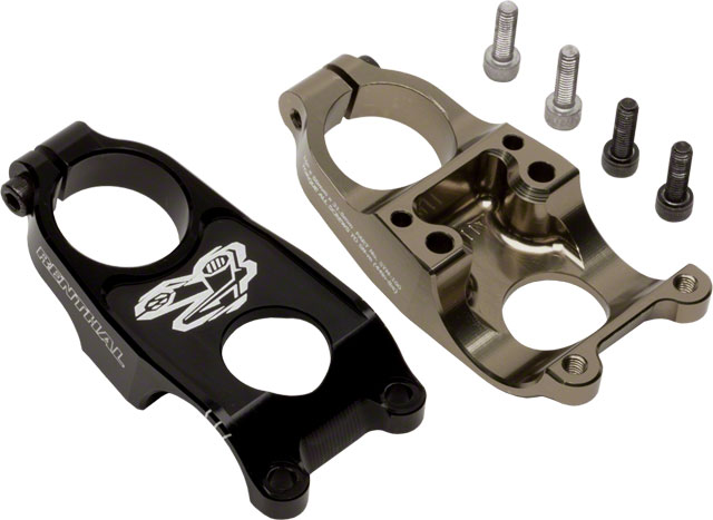 パーツ RENTHAL DUO STEM 50mm Renthal Duo Stem - 50mm, 31.8 Clamp, +/-10, 1 1/8