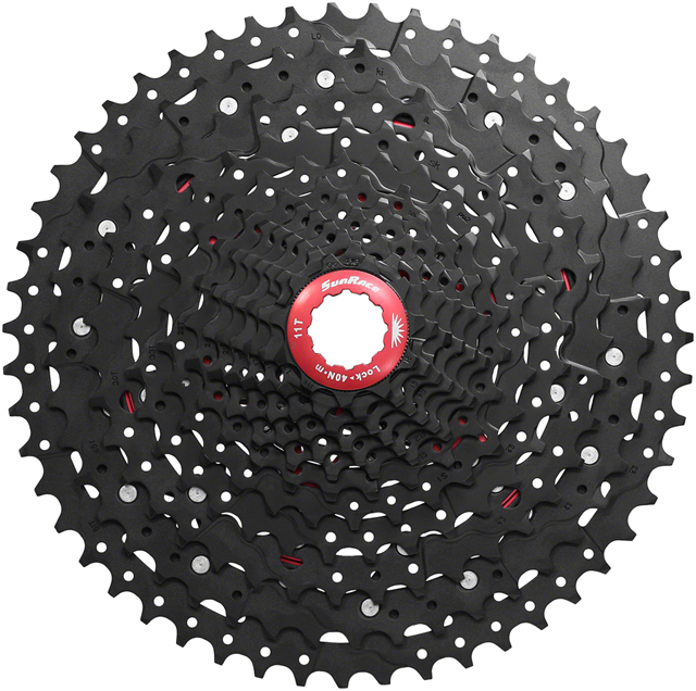 SunRace CSMZ903 Cassette - 12-Speed, 11-51t, Black Chrome | eBay