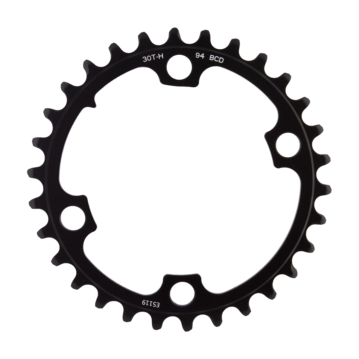 SRAM Force Wide 2x12-Speed Inner Chainring - 30t, 94 BCD, 4-Bolt, Blast ...