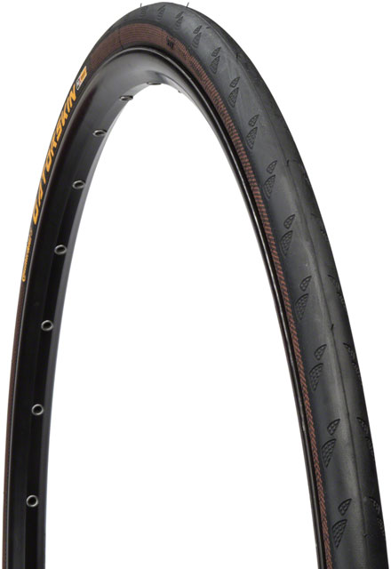 Continental Gatorskin Tire - 700 x 25, Clincher, Folding, Black