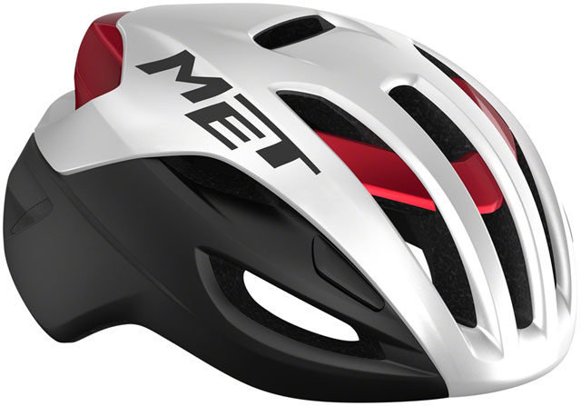 MET Rivale MIPS Helmet - White/Black/Red Metallic, Matte/Glossy, Small