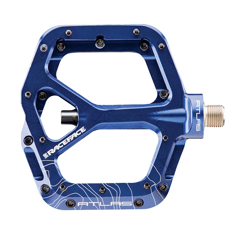 Race Face, Atlas, Platform Pedals, Blue, Pair | eBay