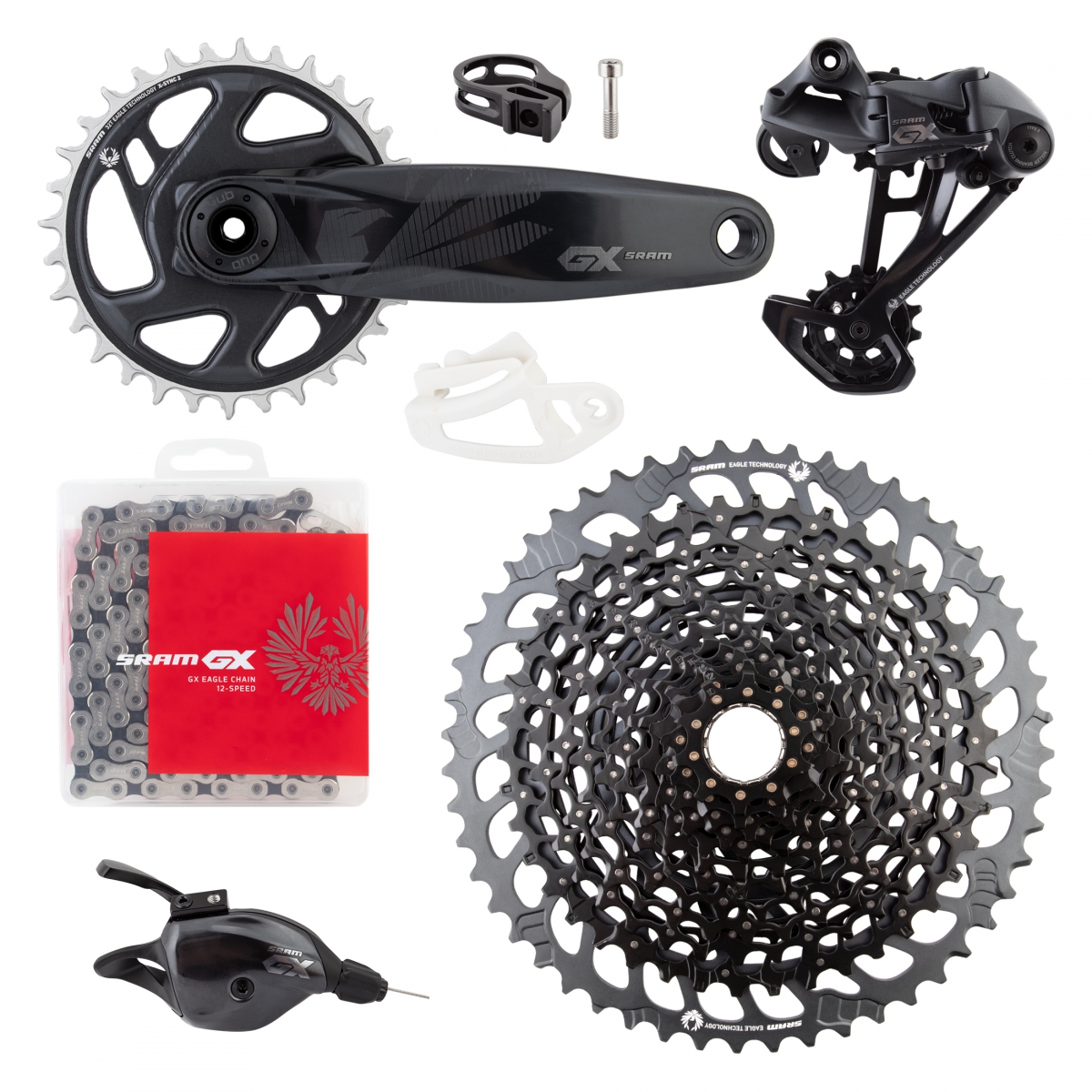 SRAM GX Eagle Groupset - 175mm Crankset, 32t, DUB, Trigger Shifter