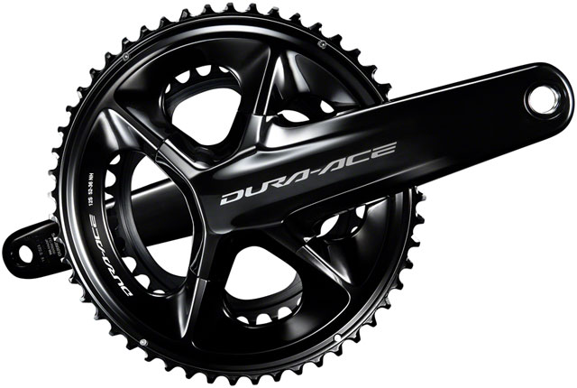 シマノ DURA-ACE FC-R9200-PX 165mm Shimano Dura-Ace FC-R9200 Crankset - 165mm, 12-Speed, 52/36t