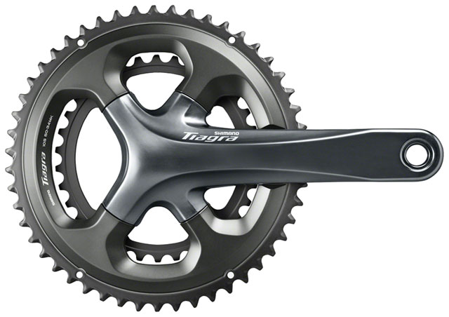 Shimano Tiagra FC-4700 Crankset - 165mm, 10-Speed, 48/34t, 110