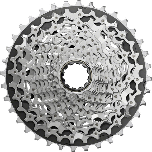 SRAM Force XG-1270 Cassette - 12-Speed, 10-36t, Silver, For XDR